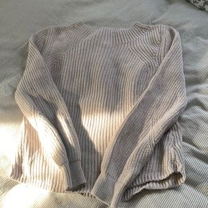 Gap Shaker Stitch Sweater Oatmeal